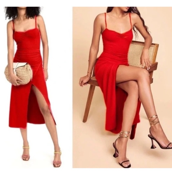 Reformation Dresses & Skirts - Reformation Formosa wrap dress midi